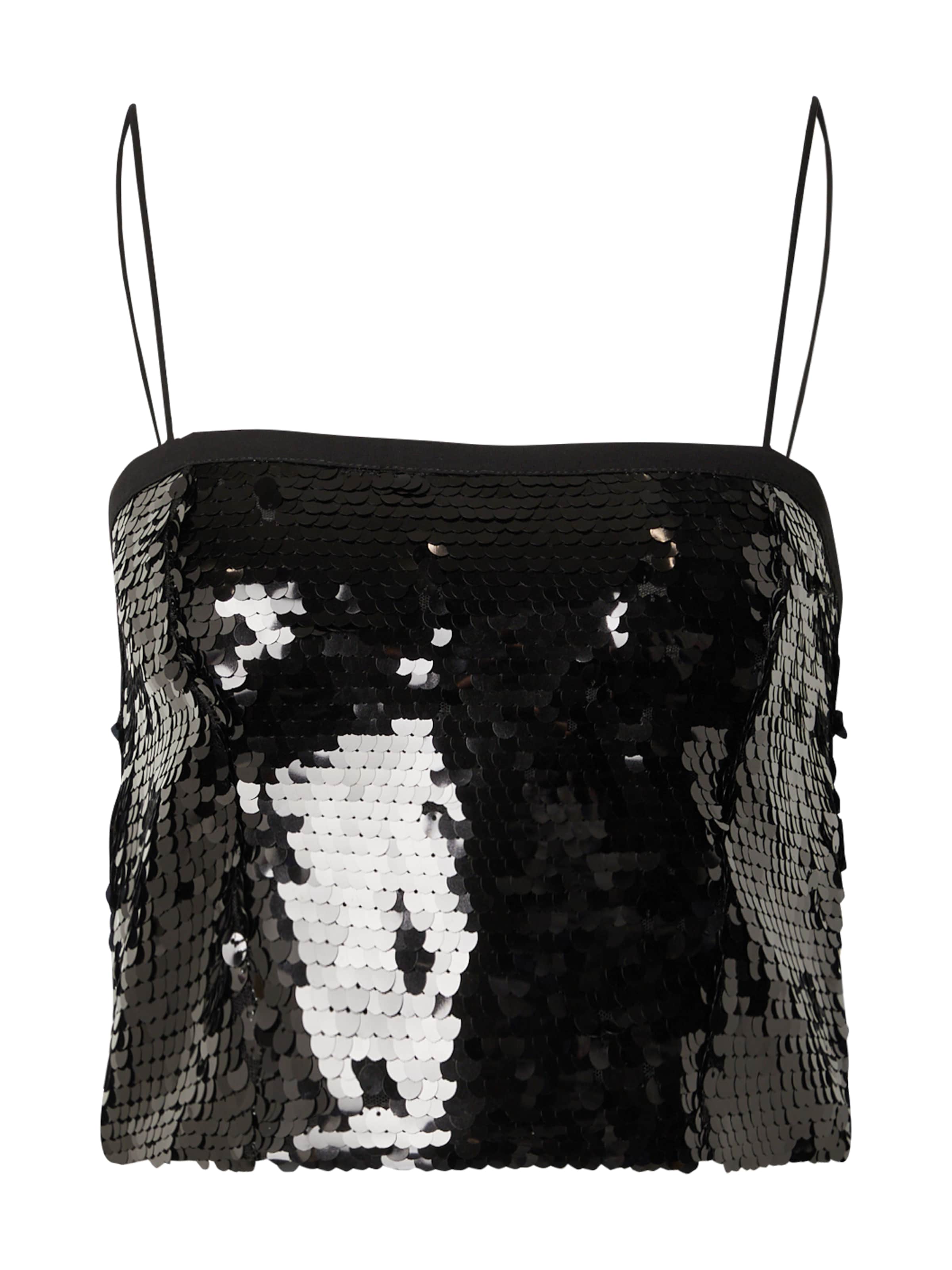 TOPSHOP - Top em preto: frente