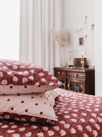 COVERS & CO Bettbezug 'Tulip Mania' (GOTS) in Rot