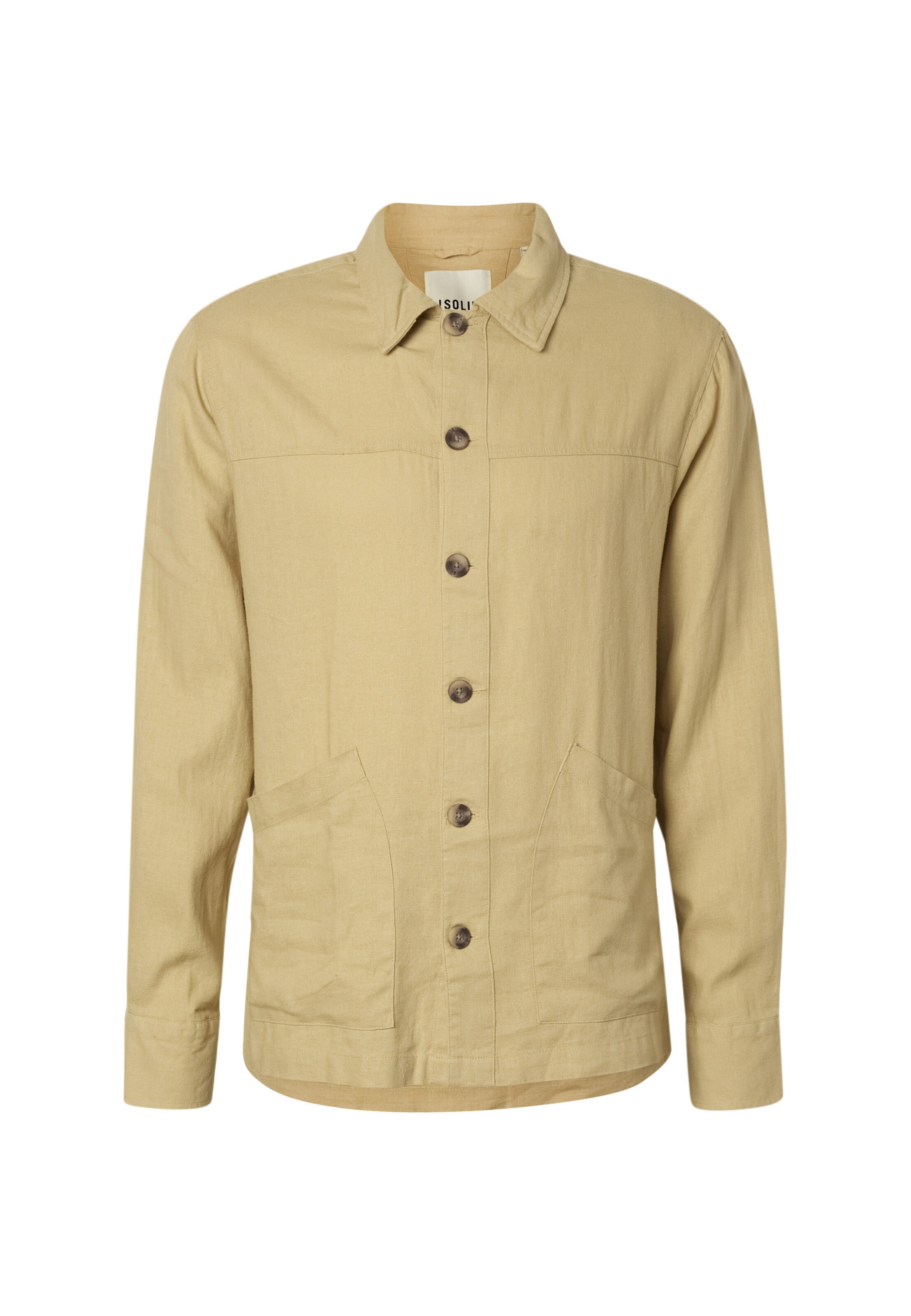!Solid Camisa 'SDALLAN' em L em bege, Vista do artigo