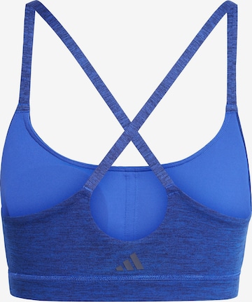 ADIDAS PERFORMANCE Bustier Sport bh 'All Me' in Blauw