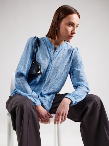 VILA Blouse 'Vichikka' in Blauw: voorkant