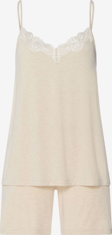 Shorty ' Natural Elegance ' Hanro en beige : devant