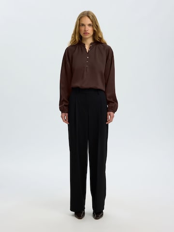 SELECTED - Blusa 'SLWDONNA' en marrón