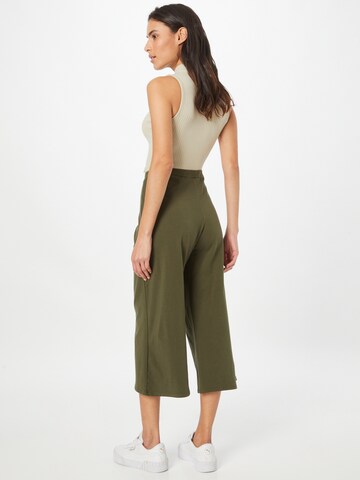 Wide leg Pantaloni 'Chandre' de la People Tree pe verde