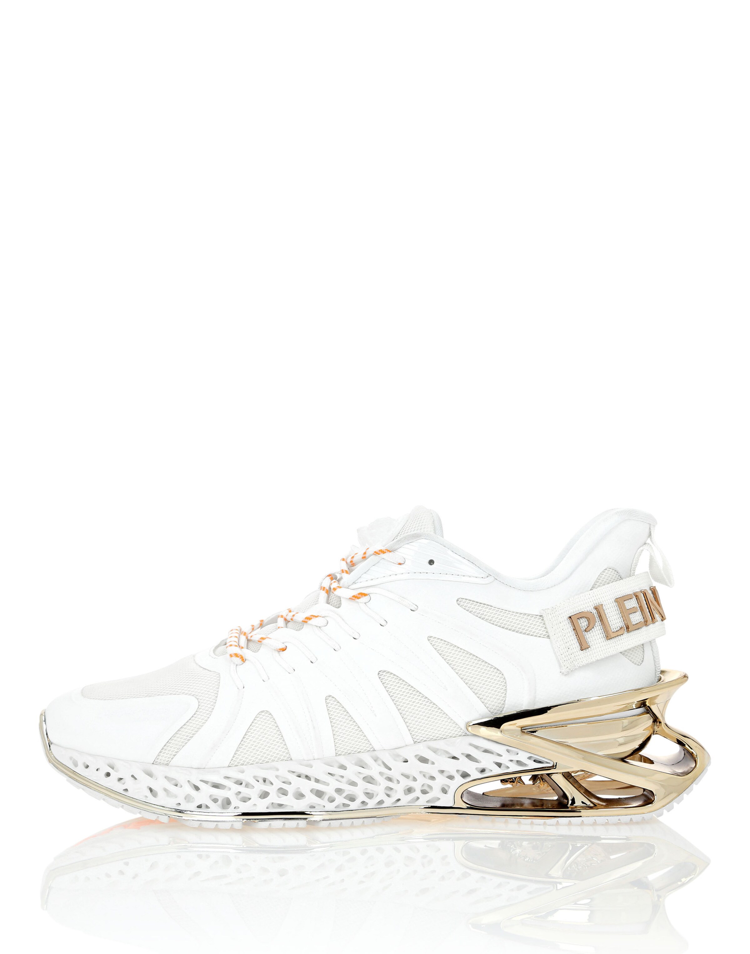 Baskets basses 'Chrome Tiger Gen.X.-02 ' Plein Sport en blanc : devant