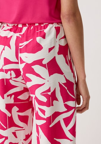 COMMA Wide leg Broek in Roze