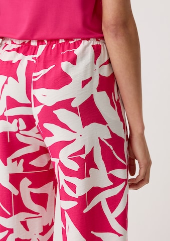 COMMA Normalny krój Spodnie w kolorze różowy