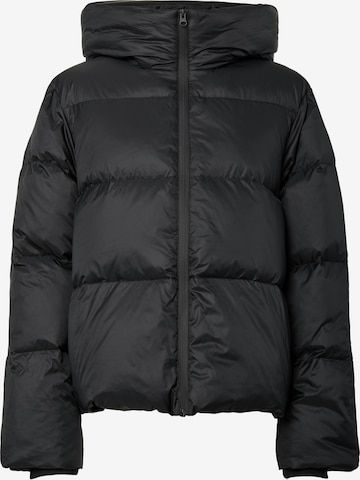 YASZimska jakna 'YASPoppel' - crna boja: prednji dio