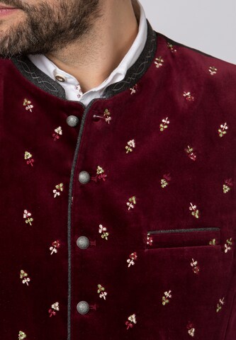 STOCKERPOINT Traditional vest 'Vittorio' in Red