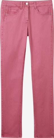 TOM TAILOR Slimfit Broek in Roze: voorkant