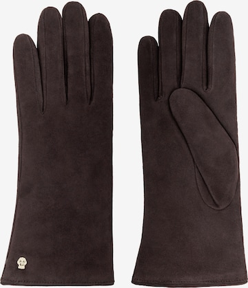 Roeckl Full Finger Gloves in Brown: front