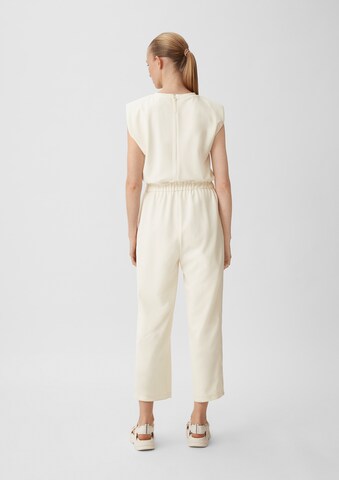 comma casual identity Jumpsuit in Beige: back