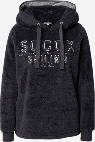 Sweat-shirt Soccx en bleu : devant