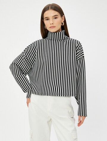 Koton Sweatshirt in Black: front