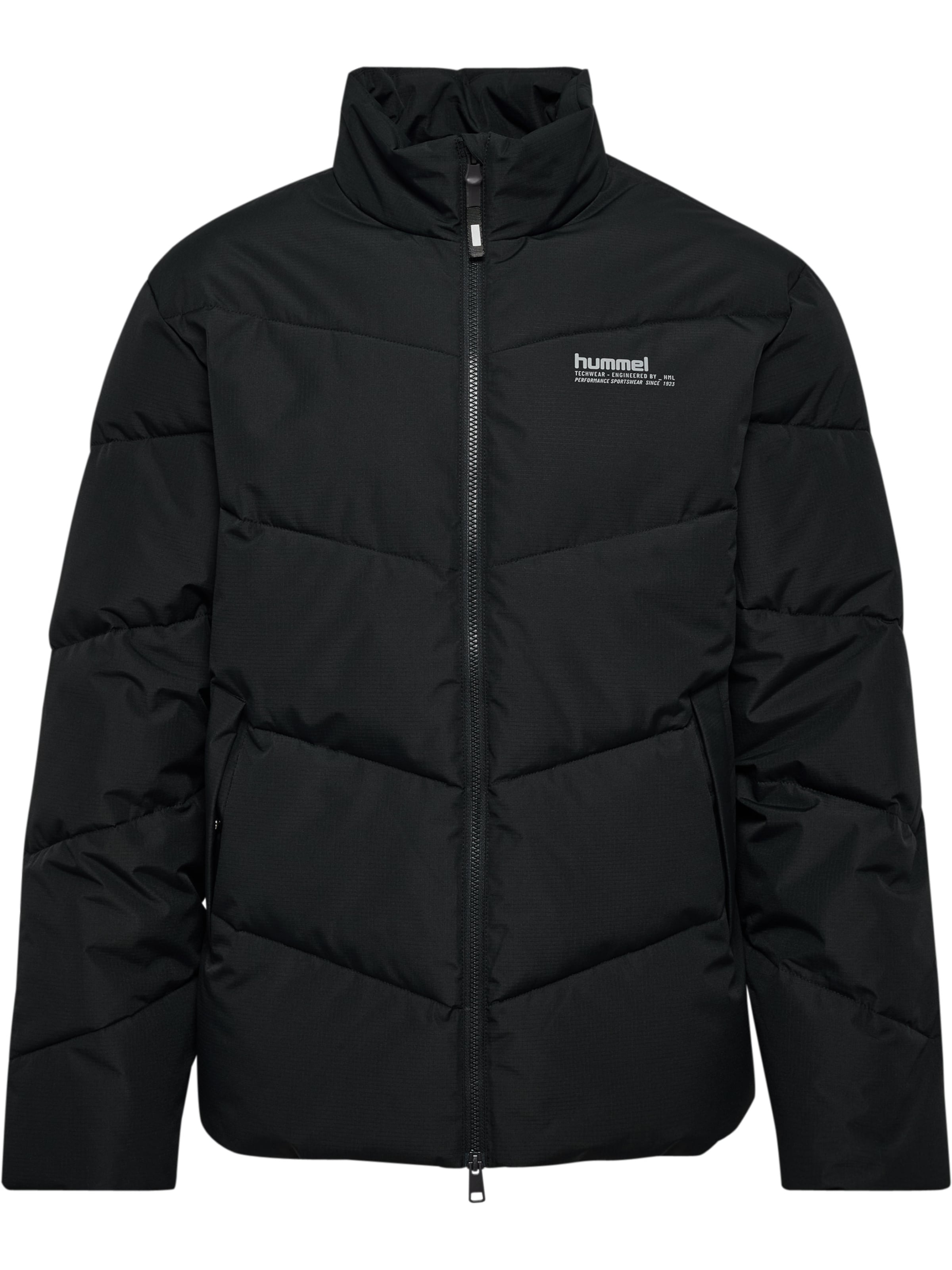 Hummel Sportjacke in Schwarz: Vorderseite