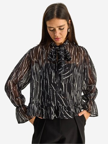 Camicia da donna di Bianco Lucci in nero