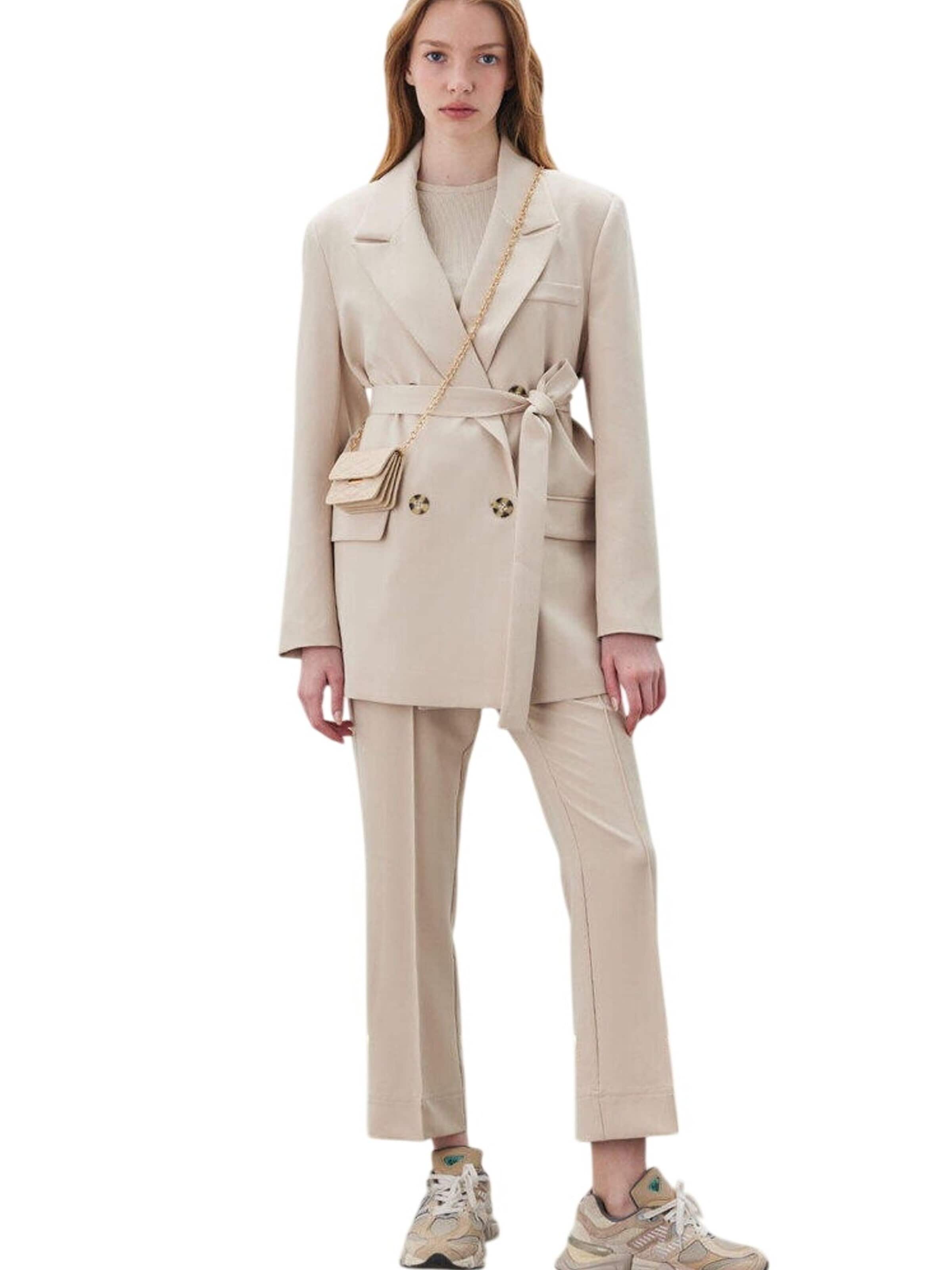 MANUKA Regular Broek in Beige