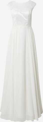 mascara Βραδινό φόρεμα σε λευκό: μπροστά
