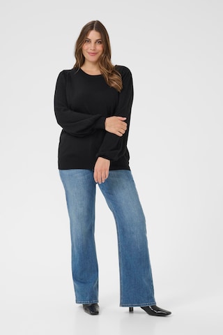 Pull-over 'Loni' KAFFE CURVE en noir