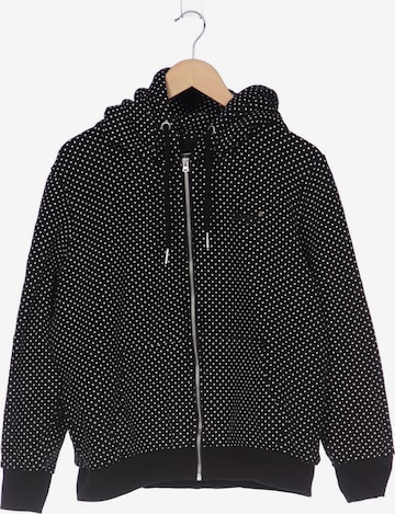 Superdry Sweatshirt & Zip-Up Hoodie in XXXL in Black: front