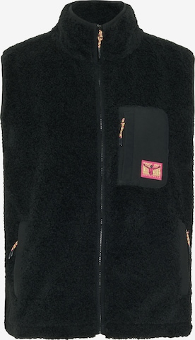 CHIEMSEE Vest ' aus kuscheligem Sherpa-Fleece ' in Black: front