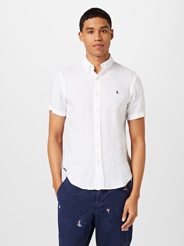 Polo Ralph Lauren Regular fit Overhemd in Wit: voorkant