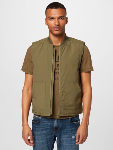 Gilet di BURTON MENSWEAR LONDON in verde: frontale