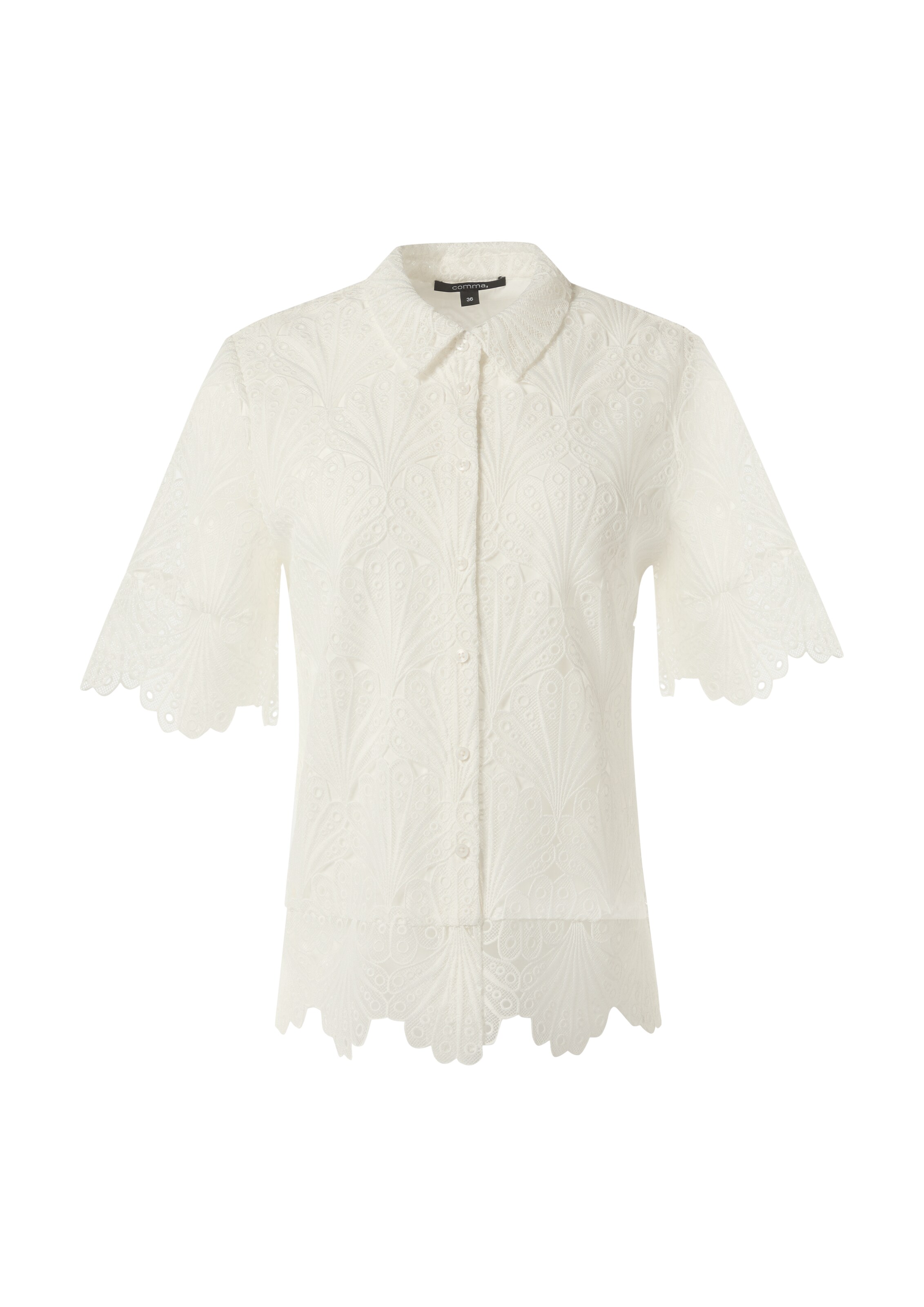 COMMA Bluse in Weiß: Vorderseite