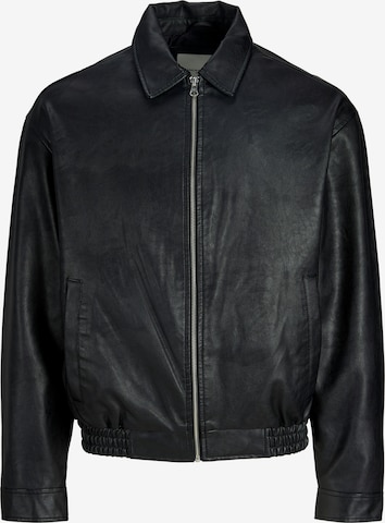 JACK & JONES Overgangsjakke 'JJLEON' i sort: forside