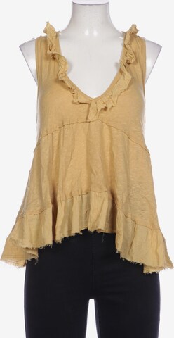 Free People Top & Shirt in S in Yellow: front
