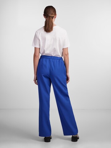 PIECES Wide Leg Hose 'PCBOZZY' in Blau