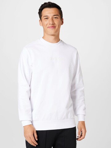 Calvin Klein Sweatshirt in Wit: voorkant