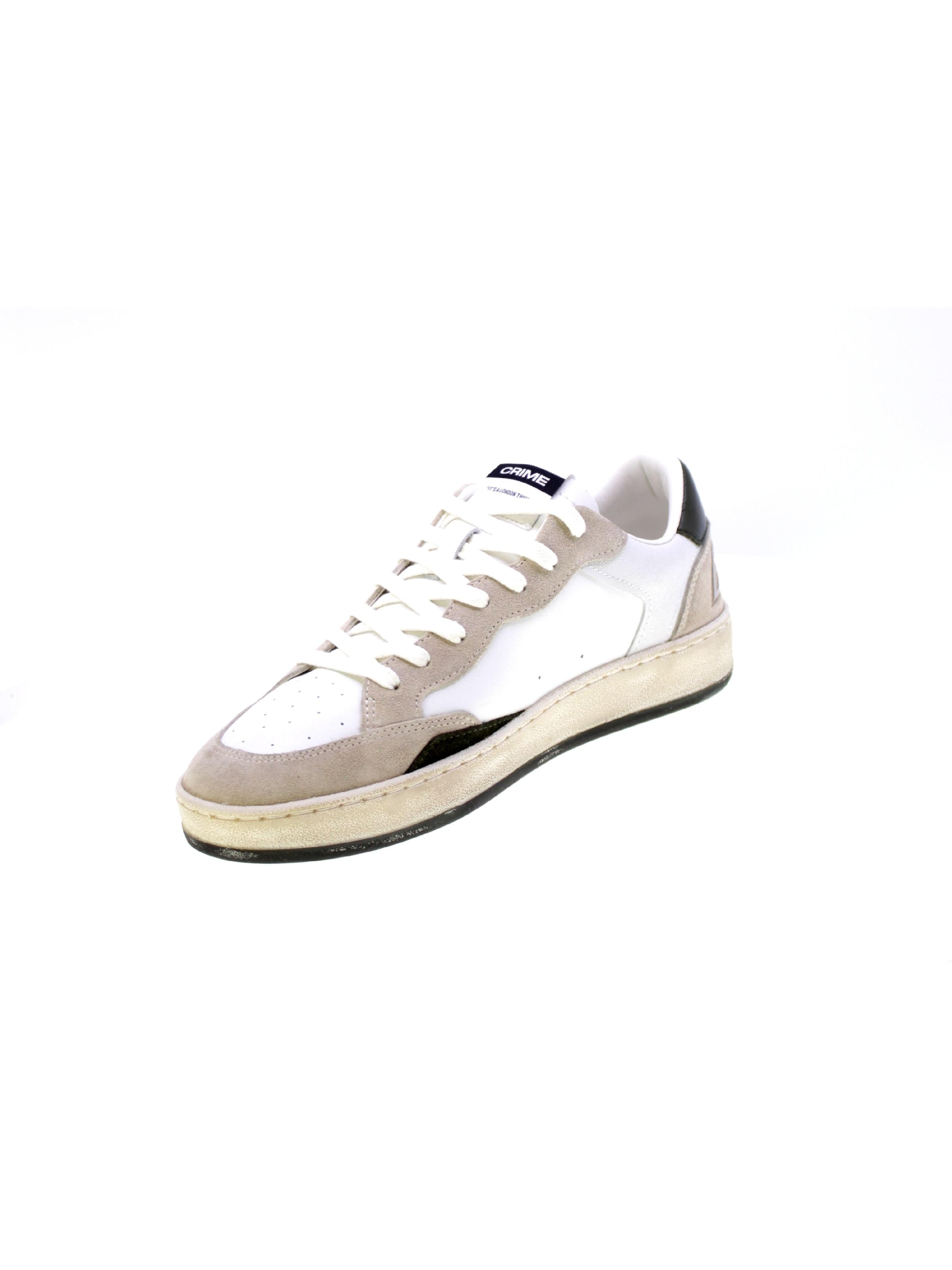 Scarpa sportiva di Crime London in bianco