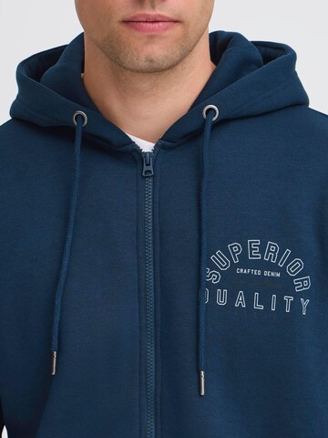 BLEND Kapuzensweatjacke ' BHSunic ' in Blau