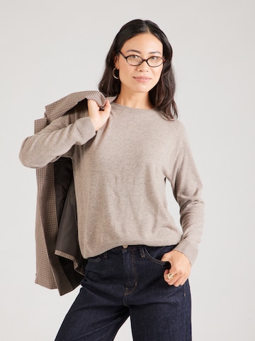 Pull-over UNITED COLORS OF BENETTON en beige : devant