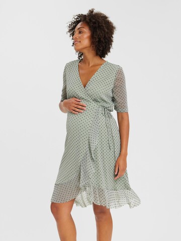 Vero Moda Maternity Dress 'AURORA' in Green: front