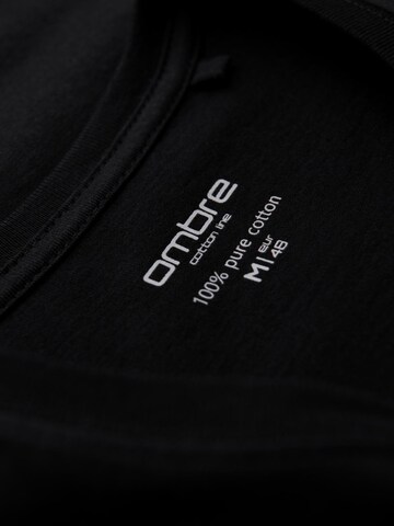 Ombre Shirt in Zwart