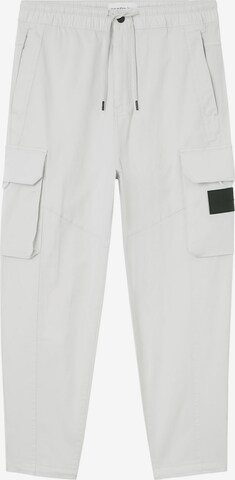 Calvin Klein Jeans Tapered Hose in Weiß: predná strana