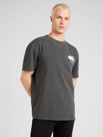 T-Shirt Tommy Jeans en gris : devant