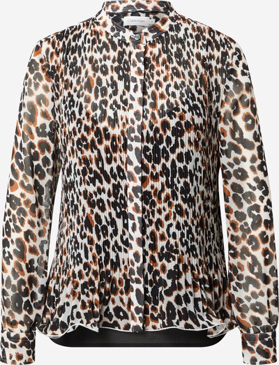 Calvin Klein Pluus 'Georgette' konjak / must / valge, Tootevaade
