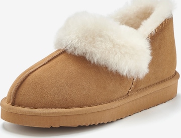 VIVANCE Hausschuh in Beige: Vorderseite