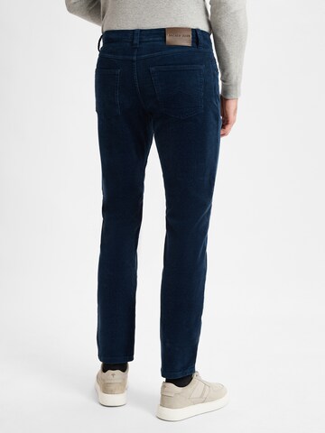 Nils Sundström Regular Trousers 'Aiden' in Blue