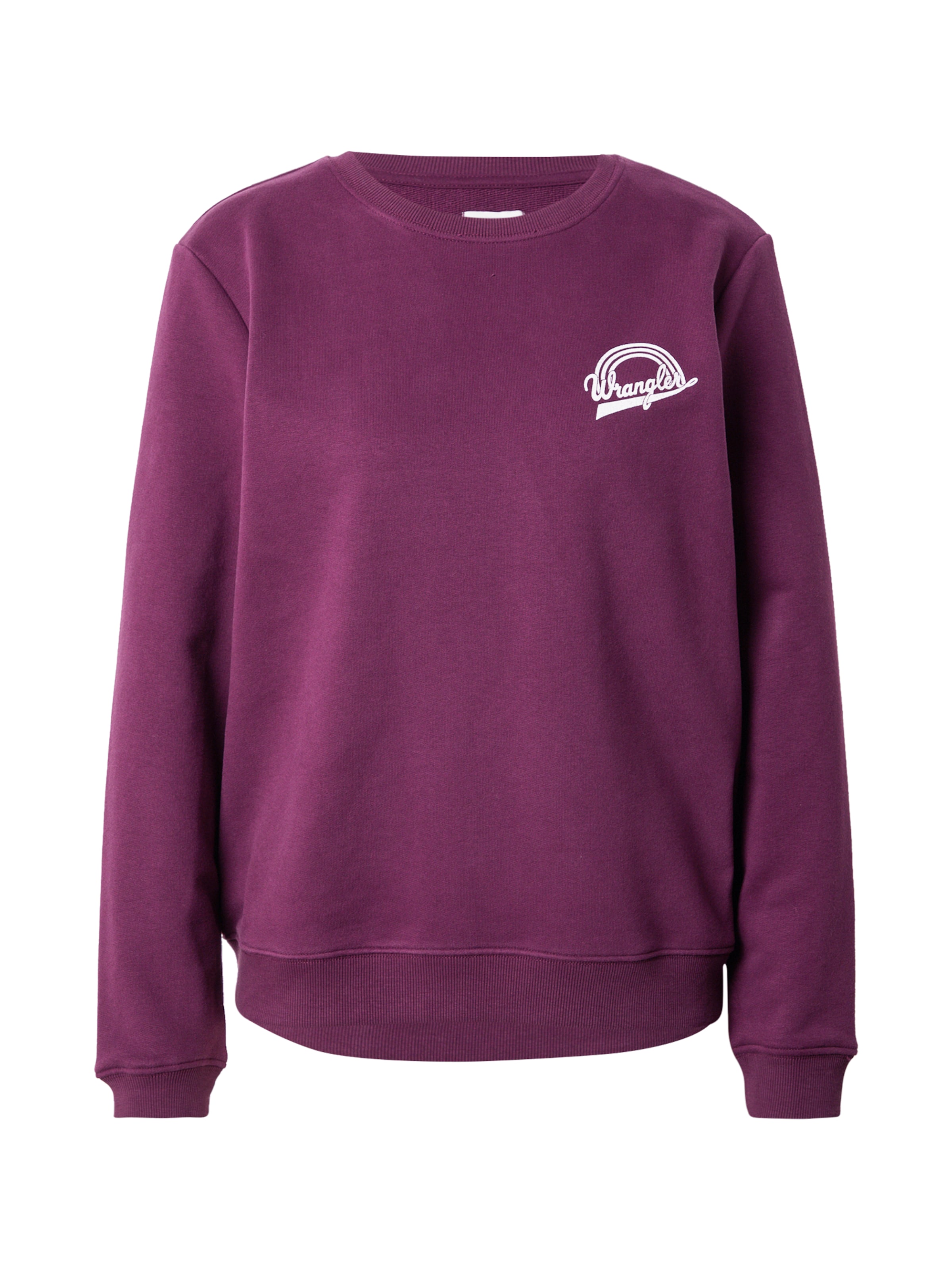 WRANGLER Sweatshirt in Lila: Vorderseite
