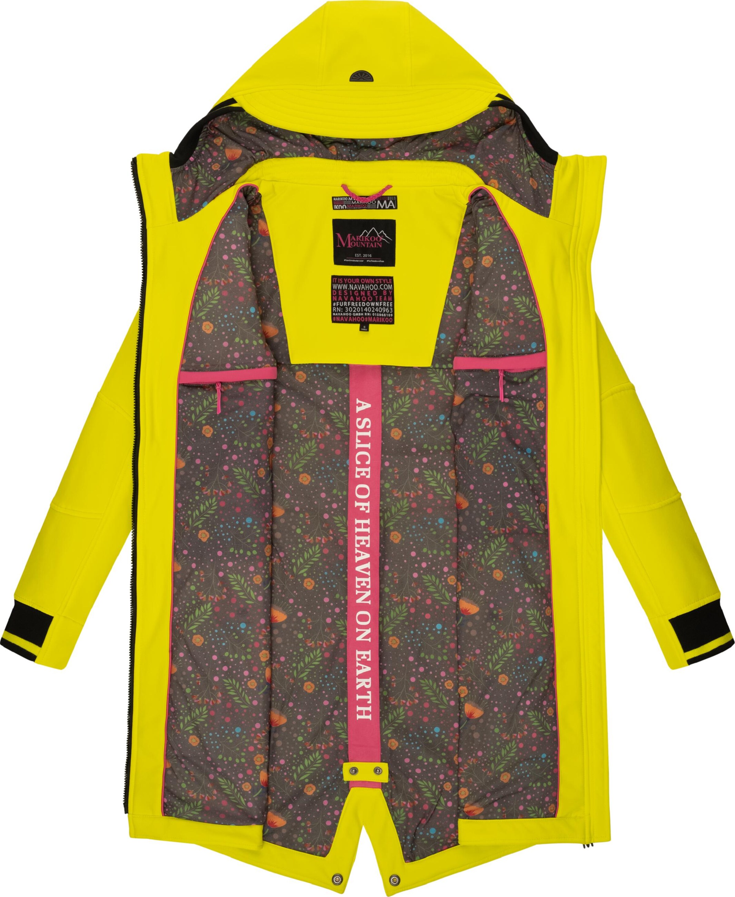 MARIKOO Функциональное пальто 'Mount Furnica' в Зеленый