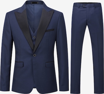 Youthup Slimfit Anzug in Blau: Vorderseite