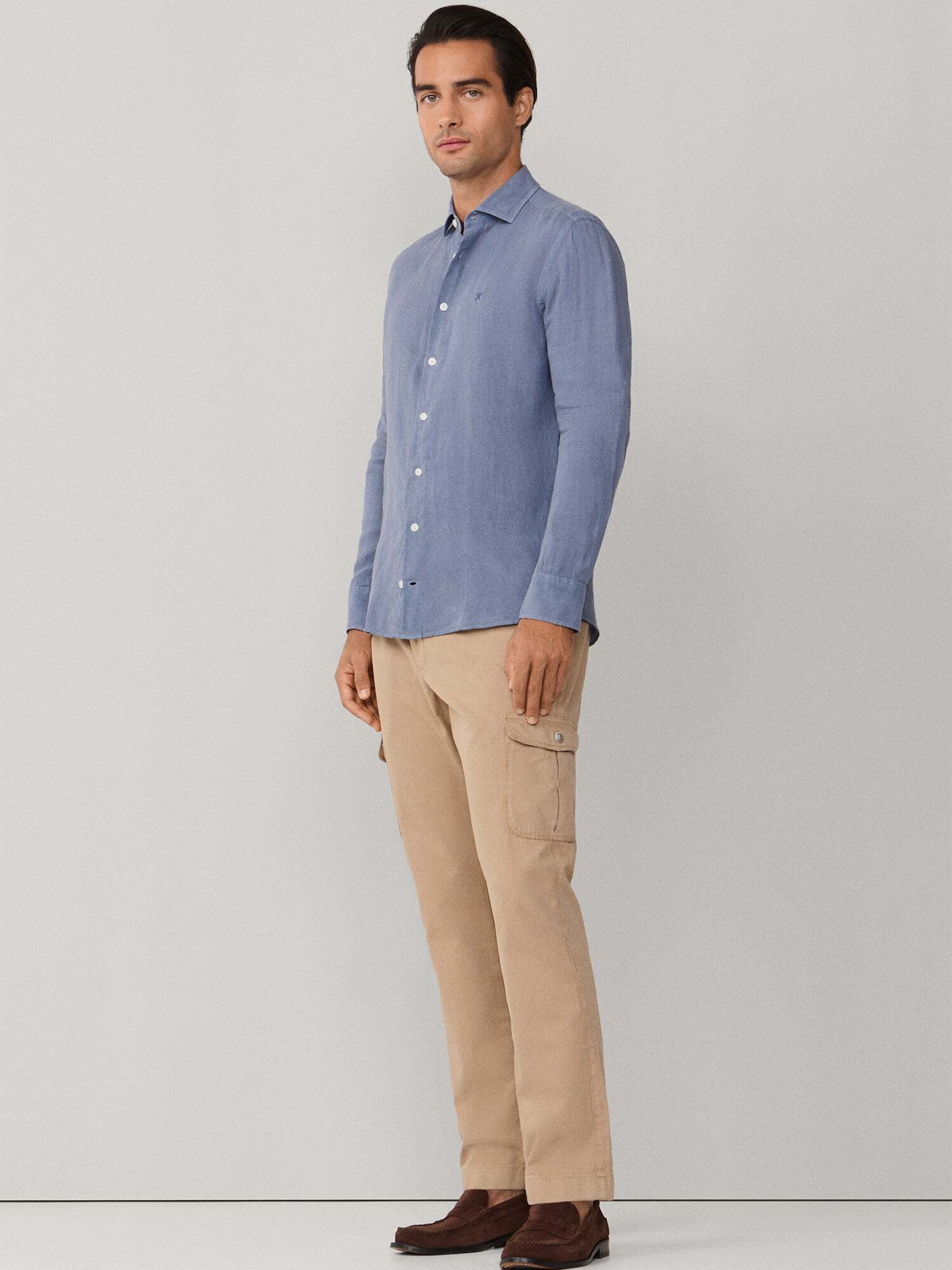 Hackett London Regular Cargo trousers 'Devon' in Beige