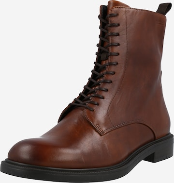VAGABOND SHOEMAKERS Lace-Up Ankle Boots 'Amina' in Brown: front