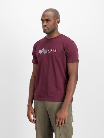 ALPHA INDUSTRIES Bluser & t-shirts i rød