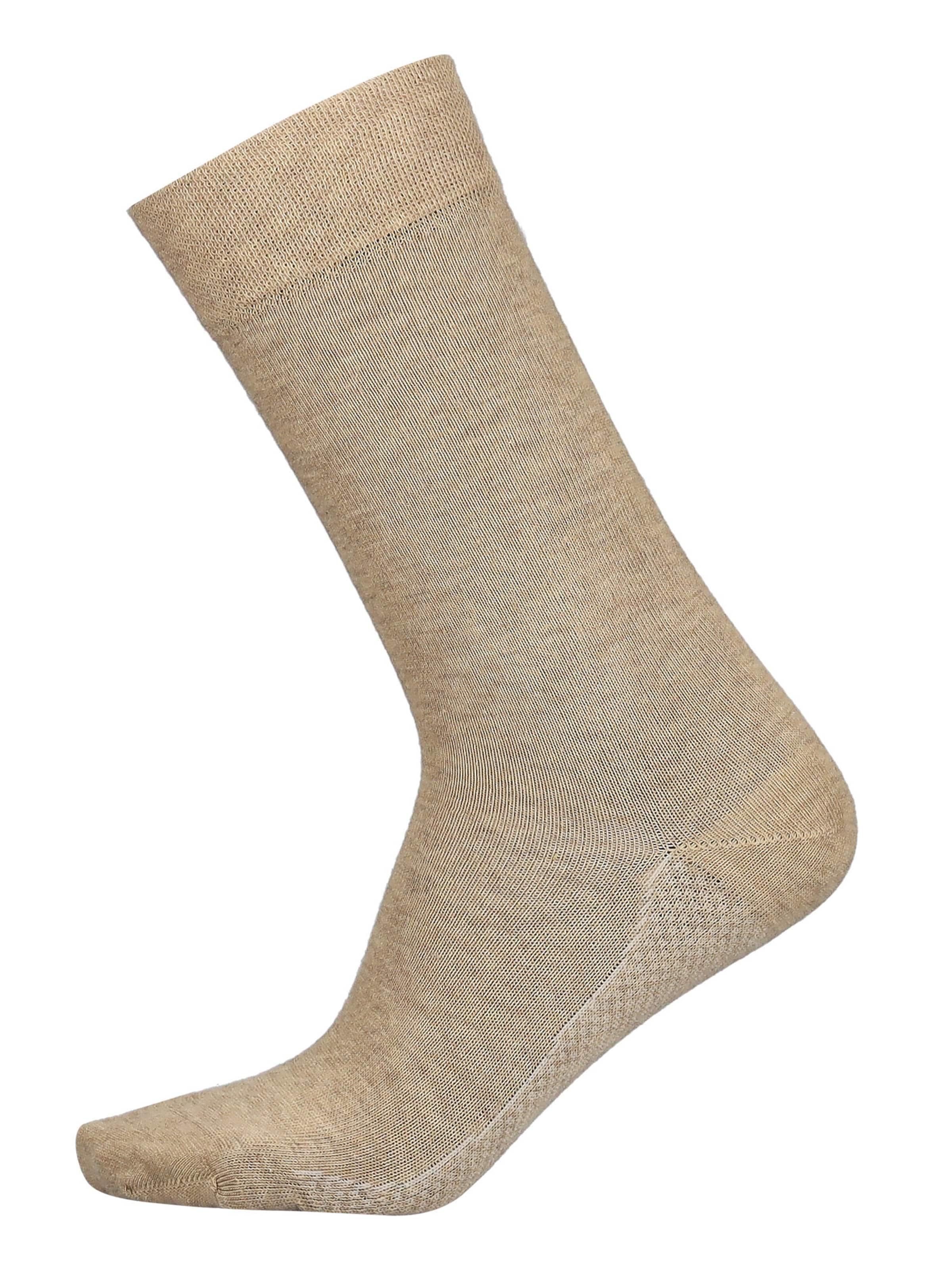 Chaussettes 'Dry Cotton' Hudson en beige : devant