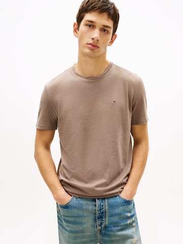 T-Shirt Tommy Jeans en gris : devant